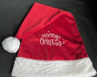 Christmas hat with individual embroidery option