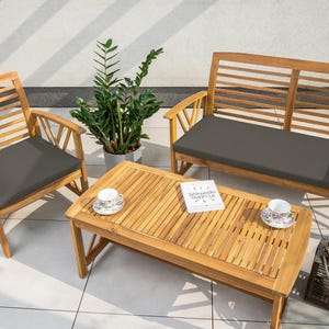 Cojín para banco, cojín para banco, cojín para banco, cojín para casa, cojín para jardín con cremallera, lavable