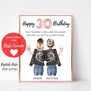 Beste Freundin Geschenk Beste Freundin Geburtstag Etsy