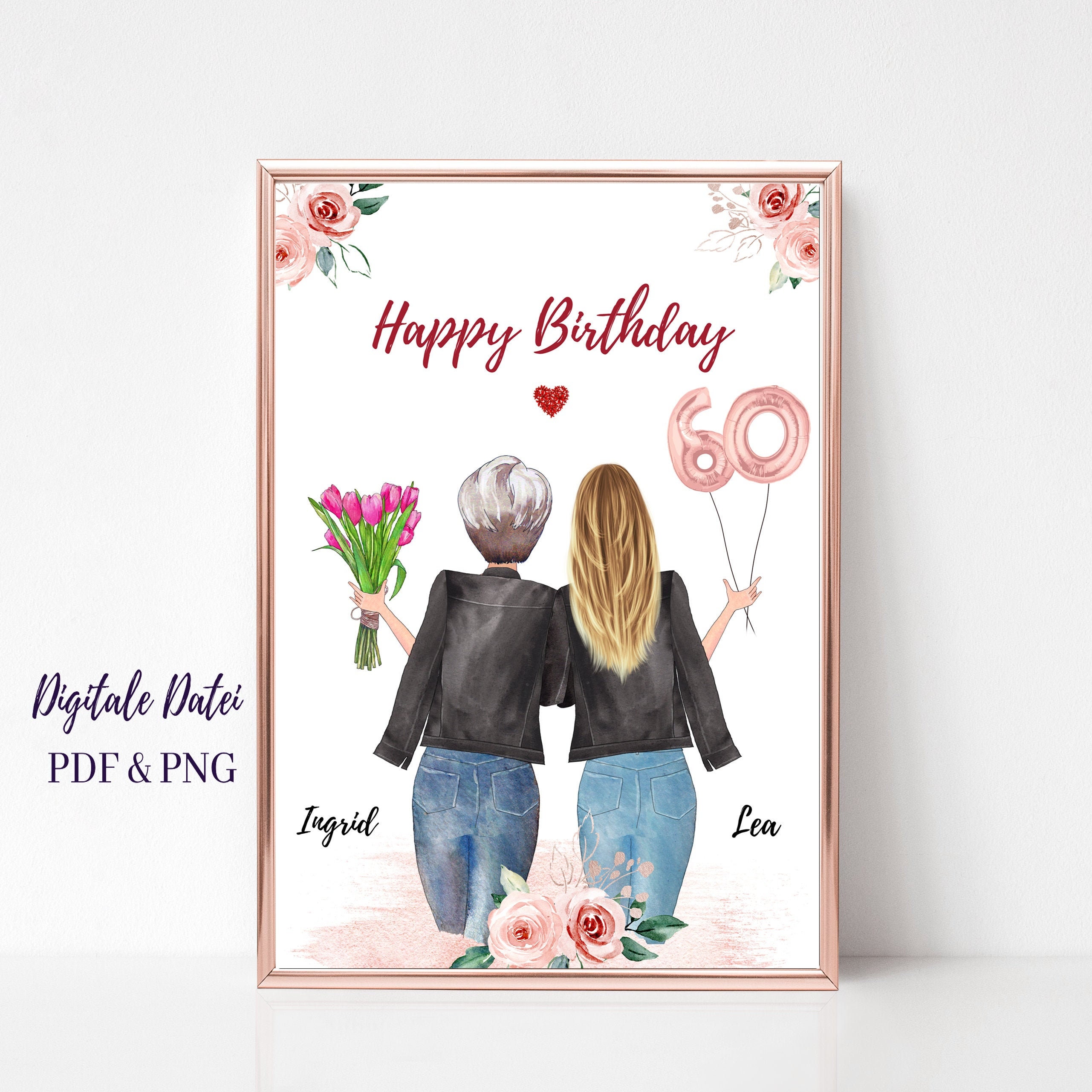 Schwiegermutter Geburtstag Geschenk Poster Personalisiert Etsy