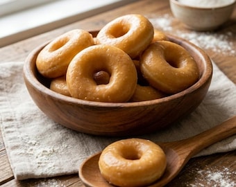 Freshly Baked Scents- Donut Soy Wax Melts ( 6 count ) Realistic in size - Old Fashioned Donuts