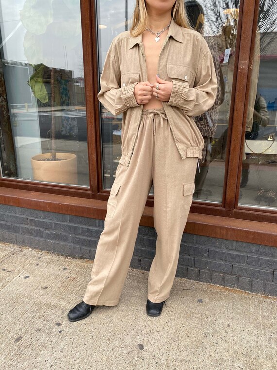 Vintage Raw Silk Leisure Set
