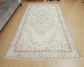 retro dining room carpet , 5'9" x 8'11" vintage Turkish Area Rug 2310177679