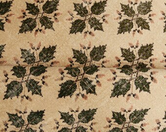 Turkish Hand Woven Area Rug , 6'10" x 10'3" beige green Living Room Carpet ,2605219900