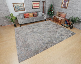minimal Bedroom Rug, Living Room Rug, 8' x 10'   Abstract Full Pile Soft Carpet 2102181698