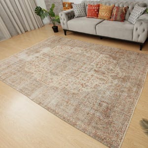 6x9 Turkish hand knotted rug,  hand woven rug, 70&#39;s rug, 6&#39;3&quot; x 9&#39;1&quot; vintage rug, 2305086617
