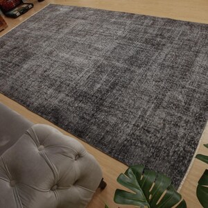 6x10  hand woven rug, wool rug, 6&#39;1&quot; x 9&#39;11&quot;  Distressed Turkish rug, 231310127352