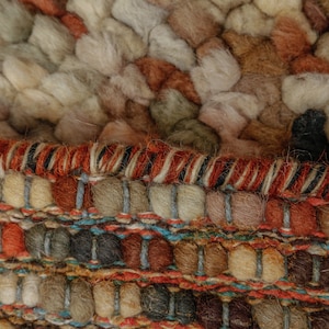 7x10 abstract Unique Tulu Rug,Soft Pile colorful  Rug,6&#39;7&quot; x 9&#39;10&quot;  Moroccan rug , Handmade Area rug minimal rug  2103101893
