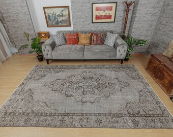 oriental bedroom rug, wool office rug, 5'8" x 9'7", living room rug, 2201044282