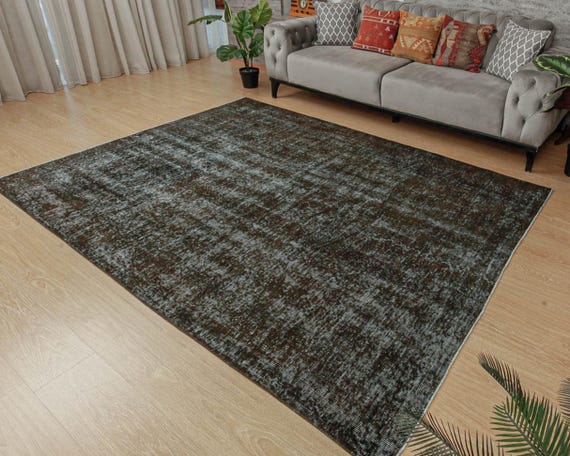 178 x 223 cm Vintage Esszimmerteppich, beigefarbener Teppich, Blumenmuster, 2208155292