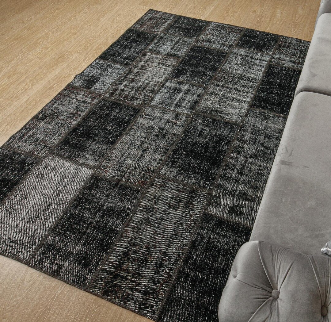 52.5×185.5 Patchwork ViNTAGE TURKiSH RUG Area Rugs: Antique Turkish Patchwork 8X10 Multi Colored Area