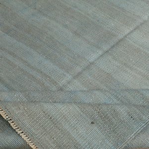 Alfombra oriental de 5 x 13 pulgadas, hecha a mano en cáñamo en tonos pastel, alfombra kilim vintage de 4&#39;8&quot; x 12&#39;7&quot;, 2502189221