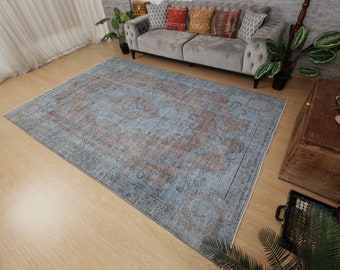 vintage dining room bedroom , 6'9" x 10'1" Living Room  Rug 2403307246