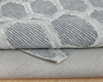 minimal Geometric 3D Design Gray  office Carpet  ,200 x 300 cm   Bedroom Rug 2102211755