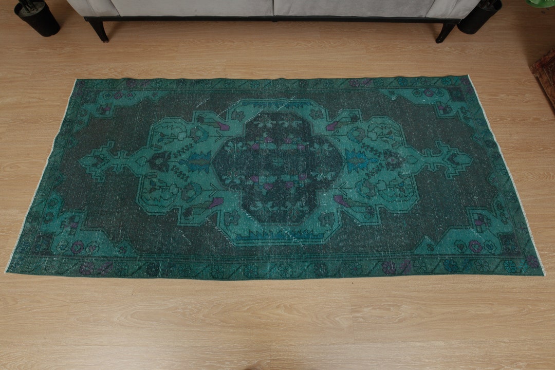 4x8 Geometric Entryway Rug, Kitchen Rug, 3'7