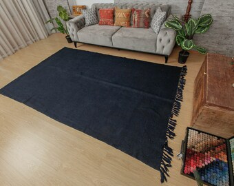 woven simple library rug, 5'11" x 9'4" Turkish bedroom carpet , 2203234771