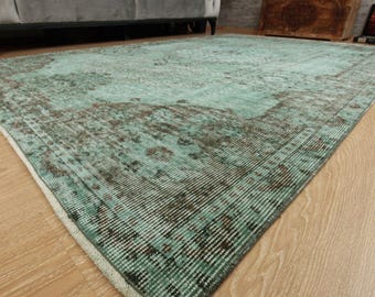 distressed living room rug, 5'9" x 9'1"  bed plan carpet  2403138108