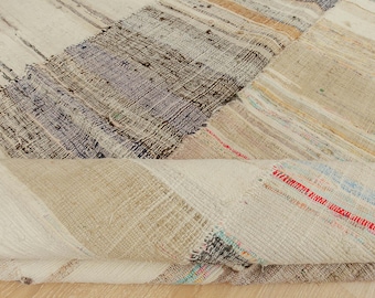 pastel beige vintage bedroom hemp , 5' x 9' living room Patchwork , 2201104436