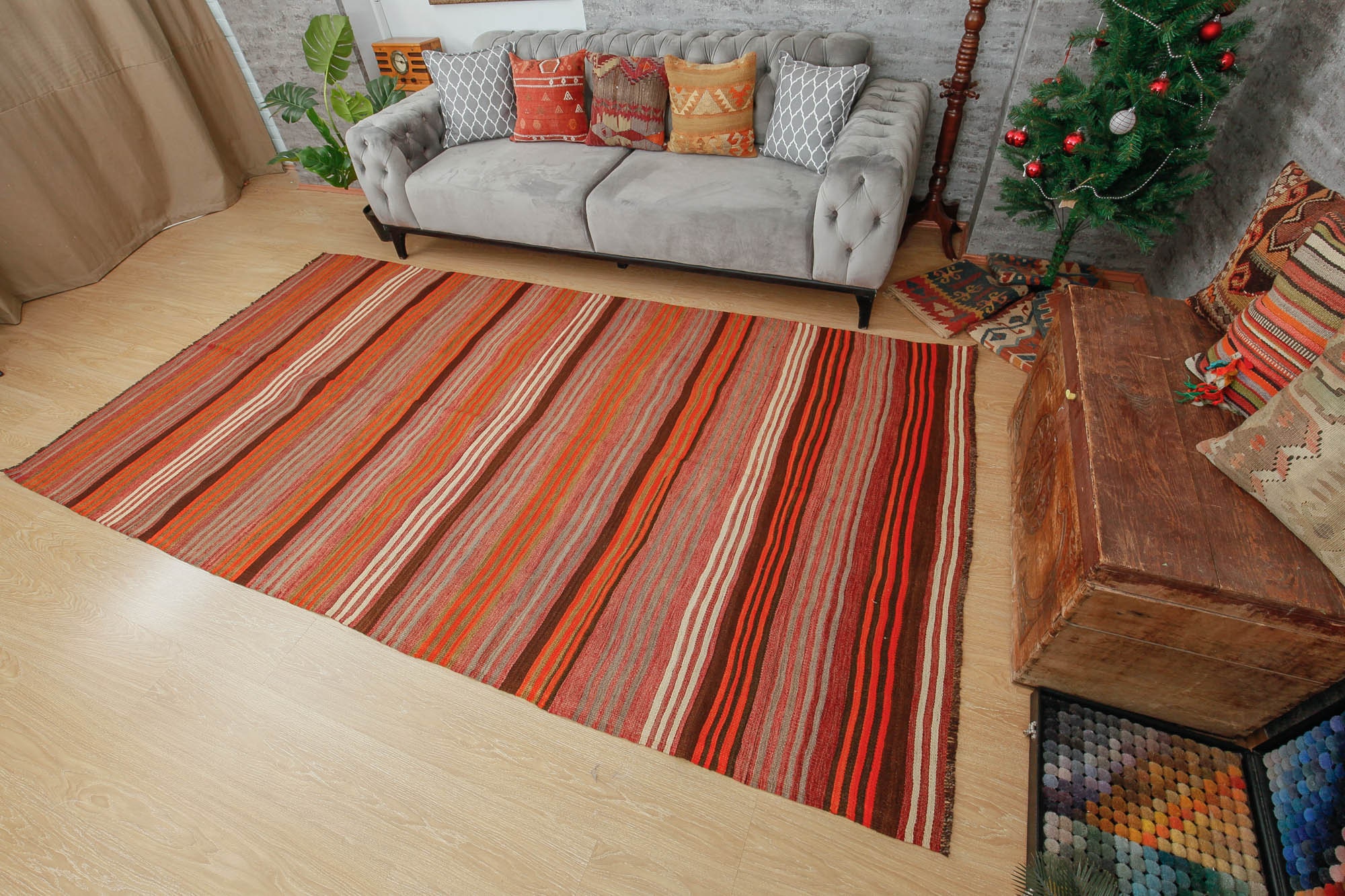 5'5 X 10' couloir kilim,