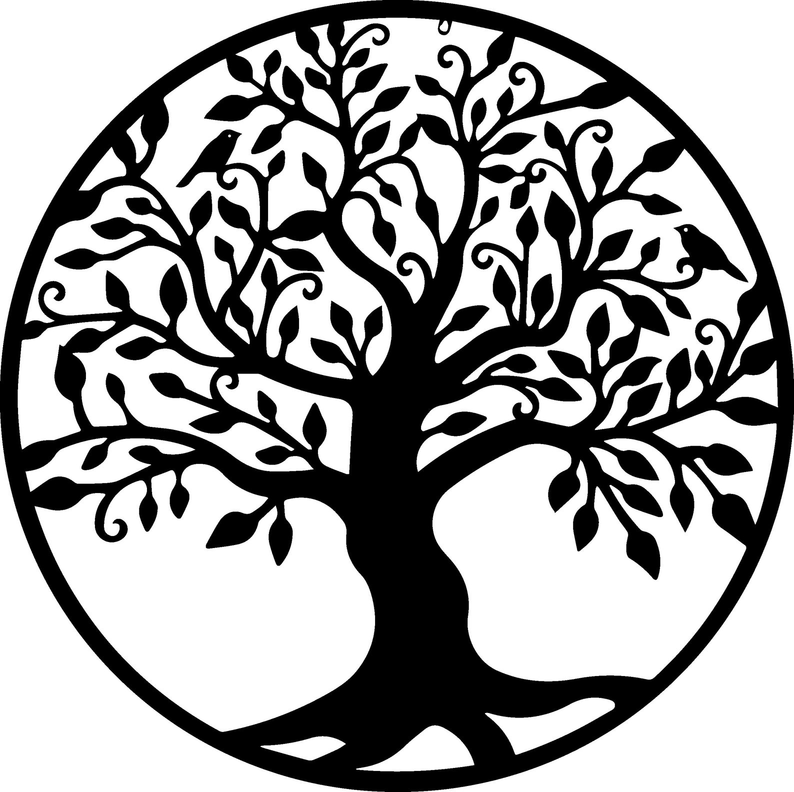 Tree of Life with Birds Indoor/Outdoor Spring Anniversary Etsy