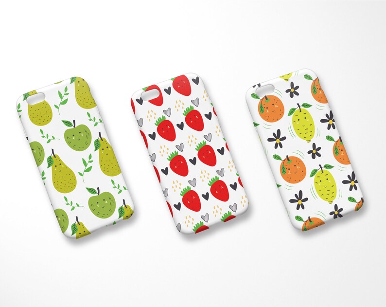 Fruit Digital Paper Vegetable Wrapping Food Fabric Set Etsy