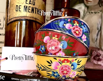 Hand Painted Stainless Steel Snack Bowls: Colorful Cereal, Picnic, Camping