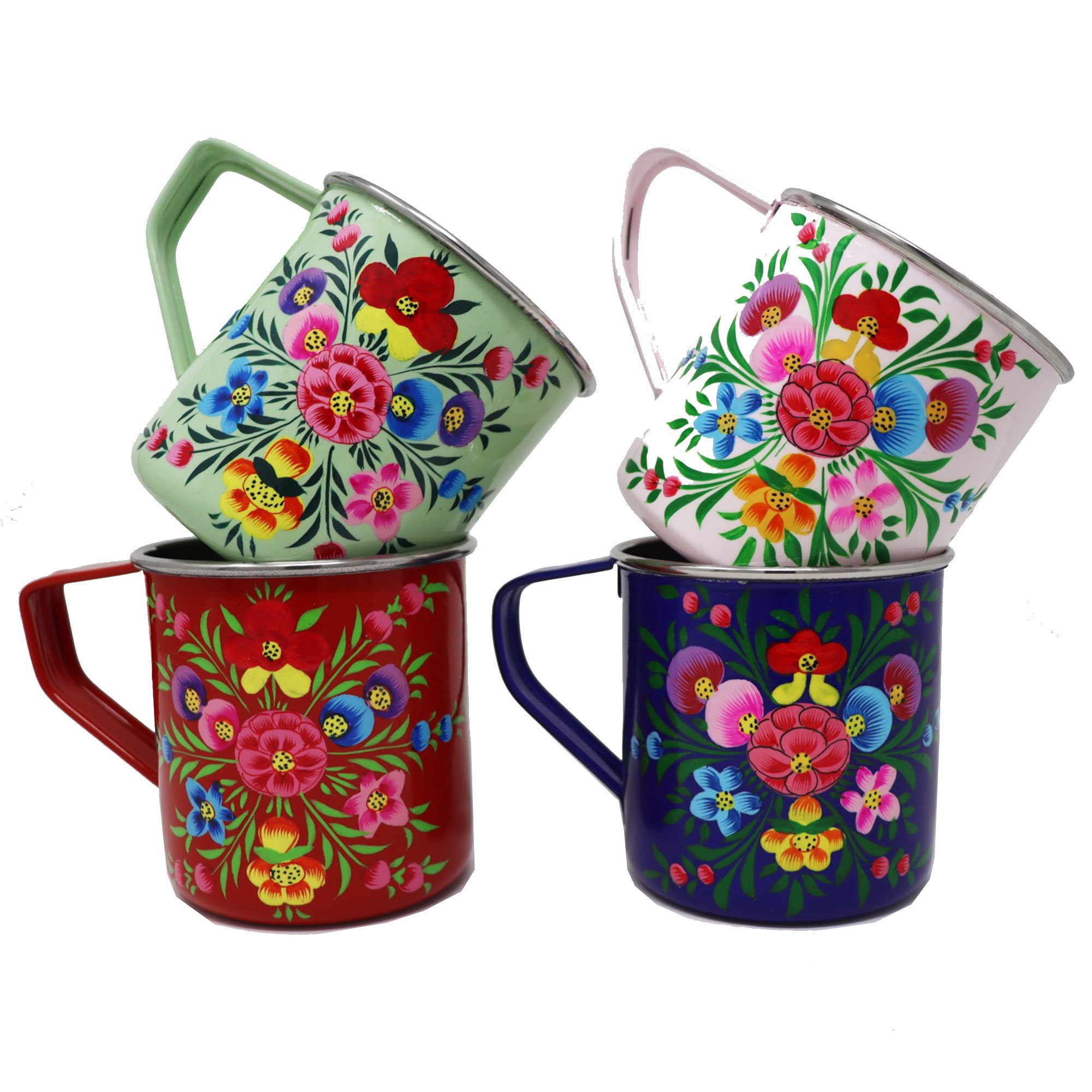 How To Make Holiday Mugs With Folk Art's Enamel Glass Paints 