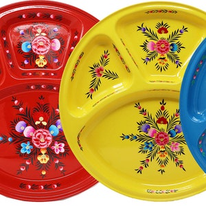 Picnic Plate Set, Mess plate, camping cutlery, metal