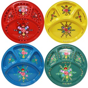 Picniware, outdoor dining, picnic plate, metal mess plate
