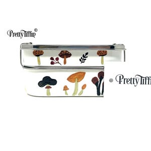Mushroom Art 
stainless steel lunchbox   
snack box