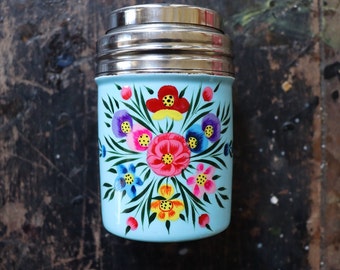 Hand Painted Salt Pepper Shaker- Many colours available :)