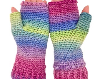 The Fairie Flies, fingerless knit mittens gloves mitts wrist warmers hander pants phone iphone gloves