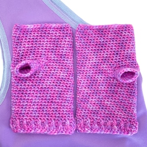 Feeling Graceful - Knit fingerless fashion gloves wool free typing gloves, mobile smart phone iphone therapy gloves hand arm warmers