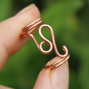 Leo Zodiac Sign Copper Braid & Loc Cuff, Astrology Symbol Dreadlock Bead, Astrological Hair Jewelry And Accessories