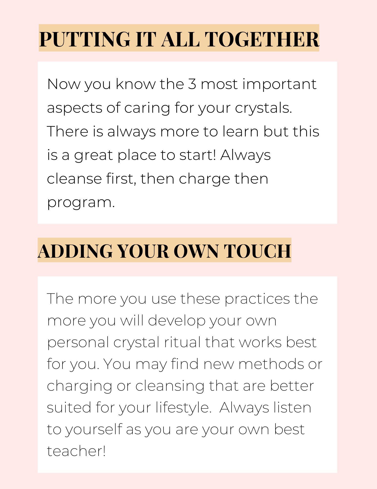 How to Use Your Crystals - Guide for Beginners - DIGITAL DOWNLOAD, Care ...