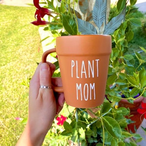 Plant Lady Gift Merry Christmas Mug Plant Mom Gift Plant Mom Plant Gift Gift For Planter Plant Lover Gift Plant Lover Plant Mug
