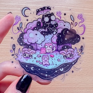 Nox Magische Insel Transparenter Sticker