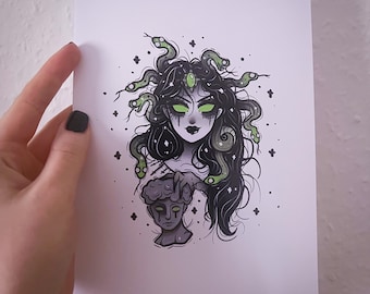 Medusa A5 Print