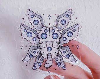 Seraphim angel kitty transparent sticker