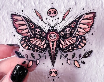 Death Moth Transparenter Sticker