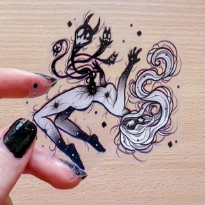 Demons Inside Transparent Sticker