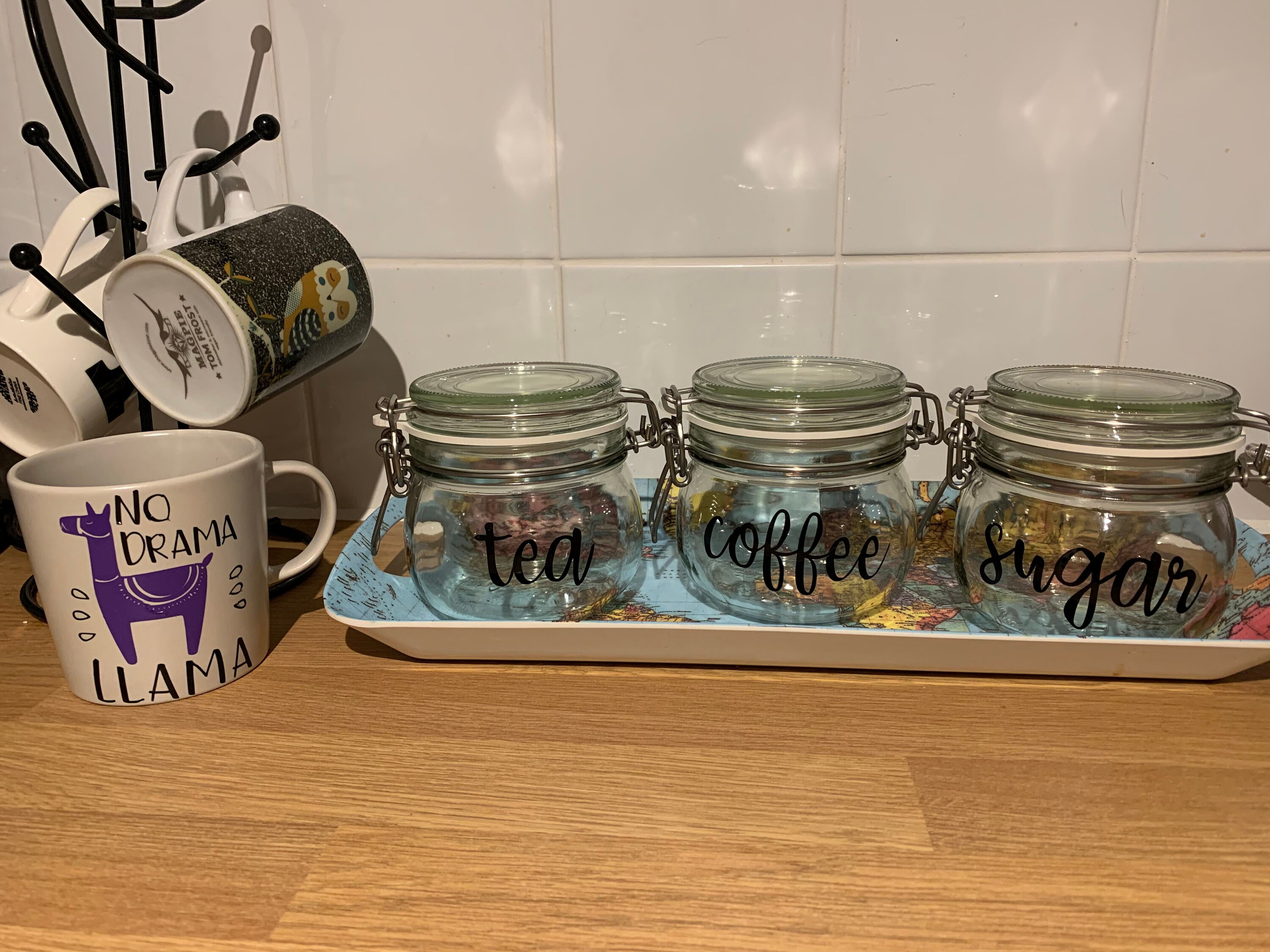 Mrs Hinch Inspired Storage Jars Organisation Storage Etsy