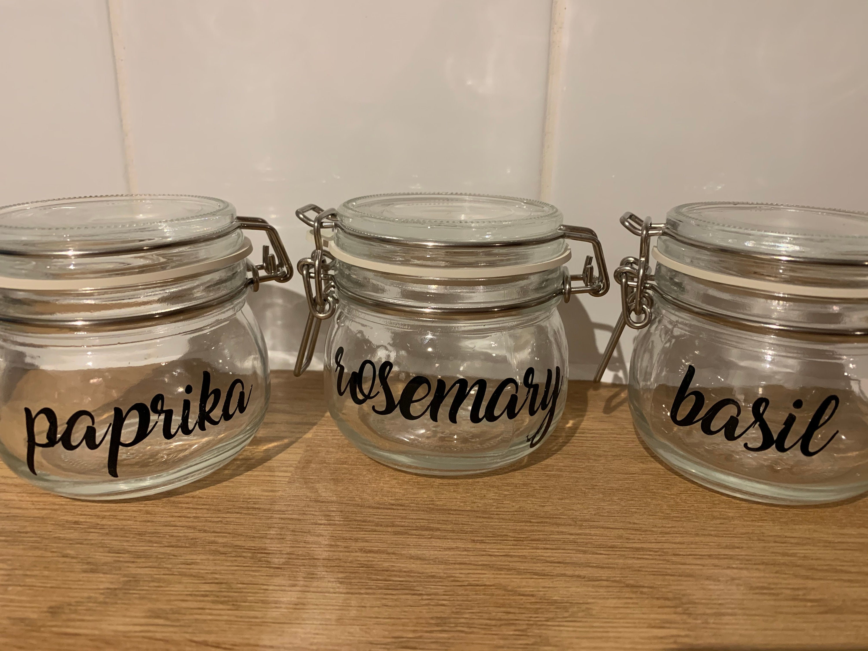 Mrs Hinch Inspired Storage Jars Organisation Storage Etsy