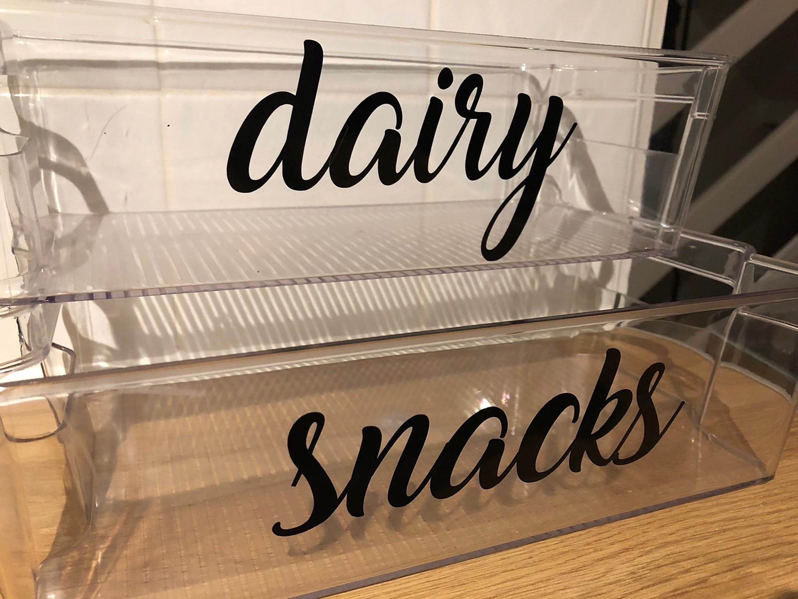 Mrs Hinch Inspired Fridge Storage Boxes Organisation Etsy