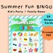 Barnyard Bingo and Match Game Kid's Party Game Family Activity 20 ...
