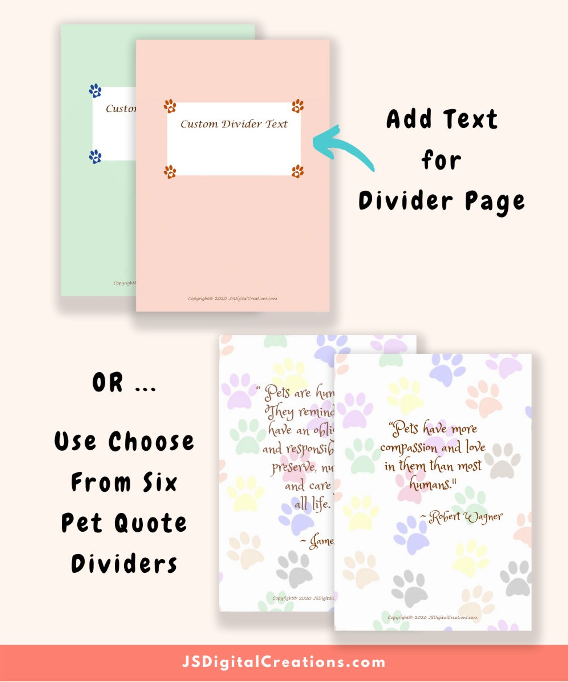 Printable Pet Journal Pet Information Tracker Pet Care Etsy UK