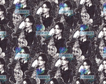pattern 300 DP1 file to download Seamless movie girl black cat print