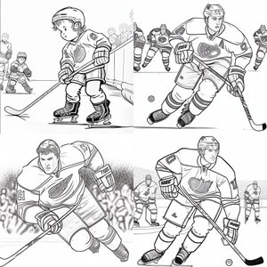 22 Hockey & NHL Coloring Pages (Free PDF Printables)