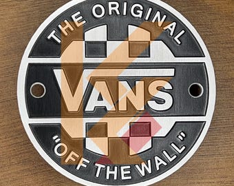 Vans, Couvercle d’allumage gravé Harley Ø79 mm – Aluminium 3 mm – Sportster, Shovel, 1340
