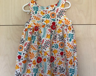 Handmade Jersey Sleeveless Baby Dress